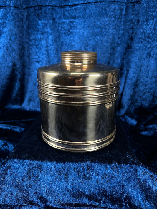 Vintage Rumidor Copper Tobacco Humidor - 1930s Adjustable Humidifier Canister