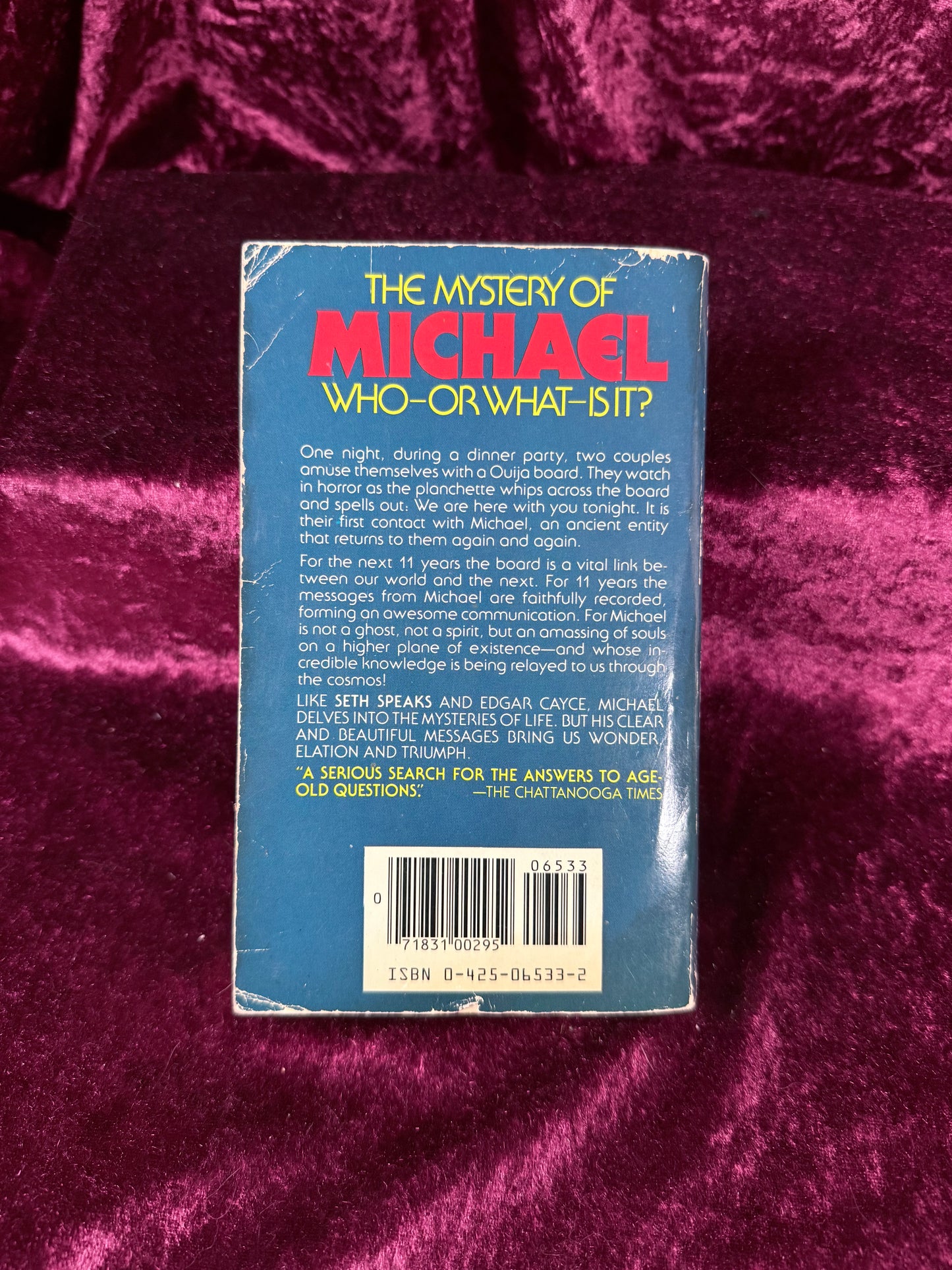Vintage Messages From Michael by Chelsea Quinn Yarbro 1984 Berkeley Paperback