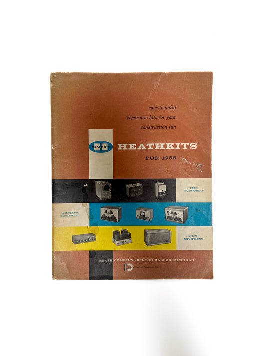 Vintage Ephemera - Electronics Catalog - Heathkits - 1958