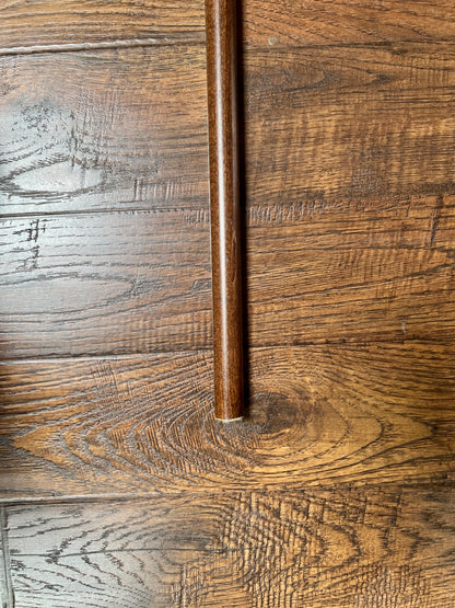 Vintage Wood Walking Cane – Hand Carved Snake Head Handle Antique Style