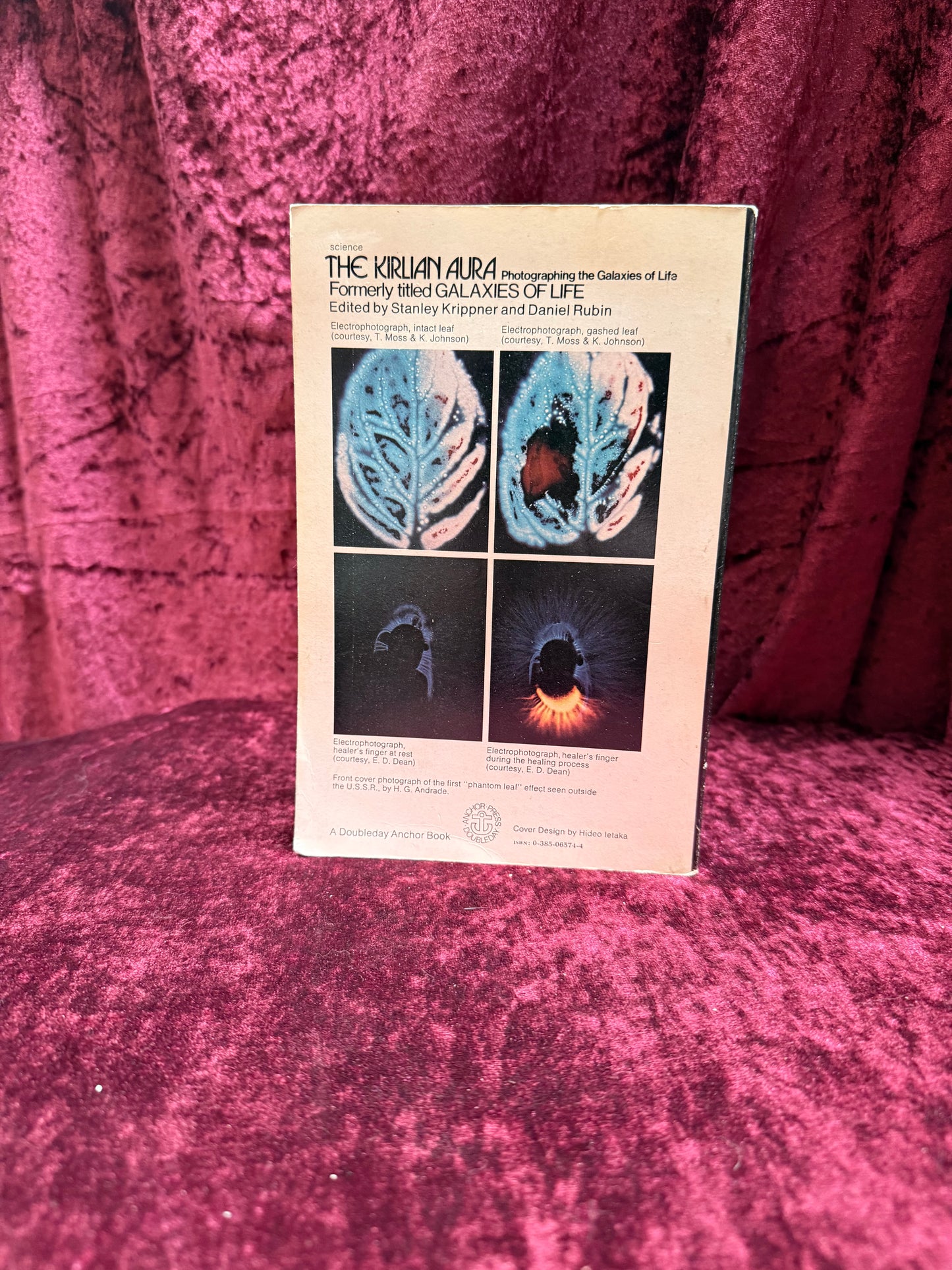 Vintage Paperback Book - The Kirlian Aura: Photographing the Galaxies of Life - Stanley Krippner - 1974