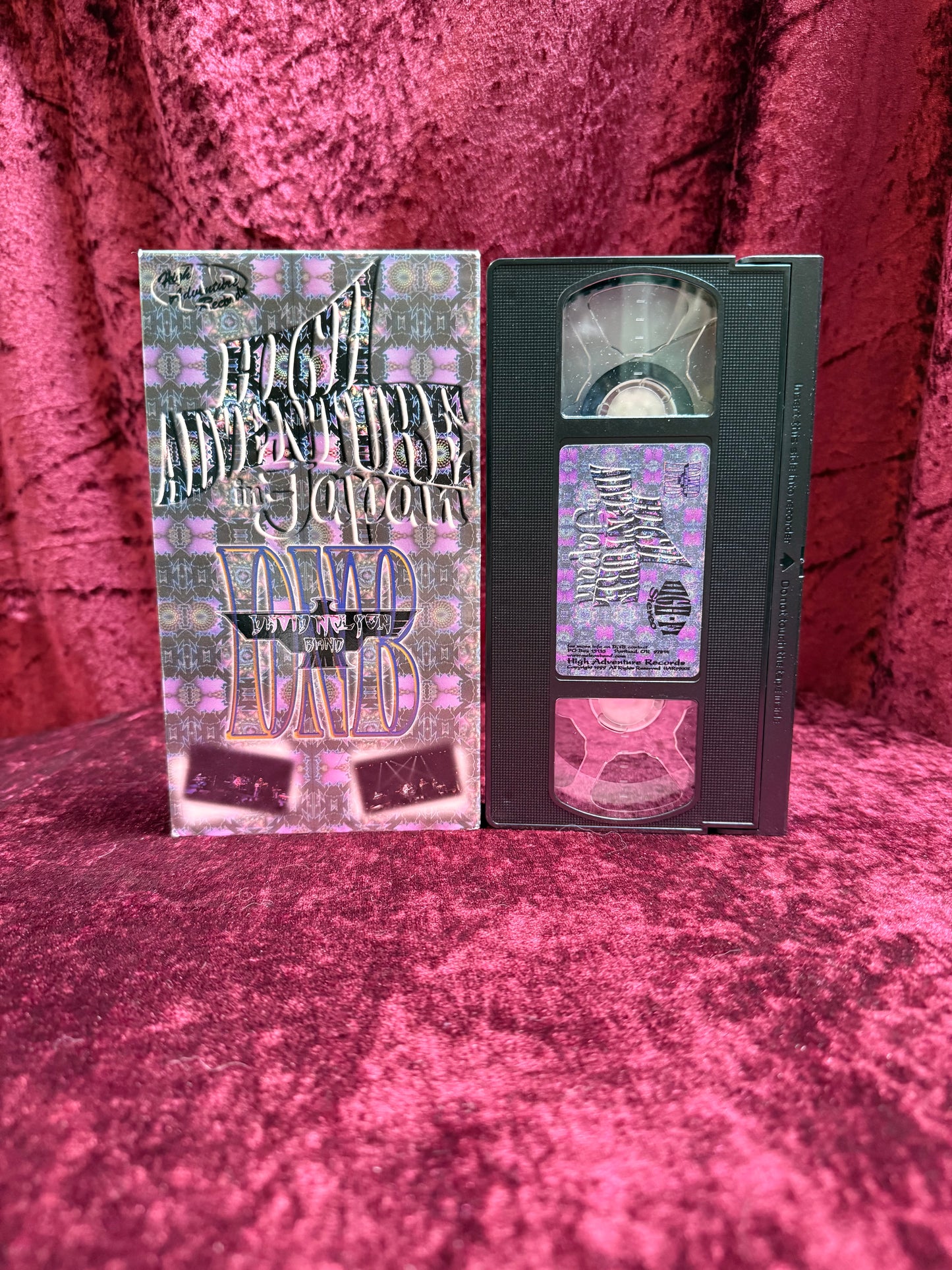 VHS - High Adventure In Japan: David Nelson Band - 1998