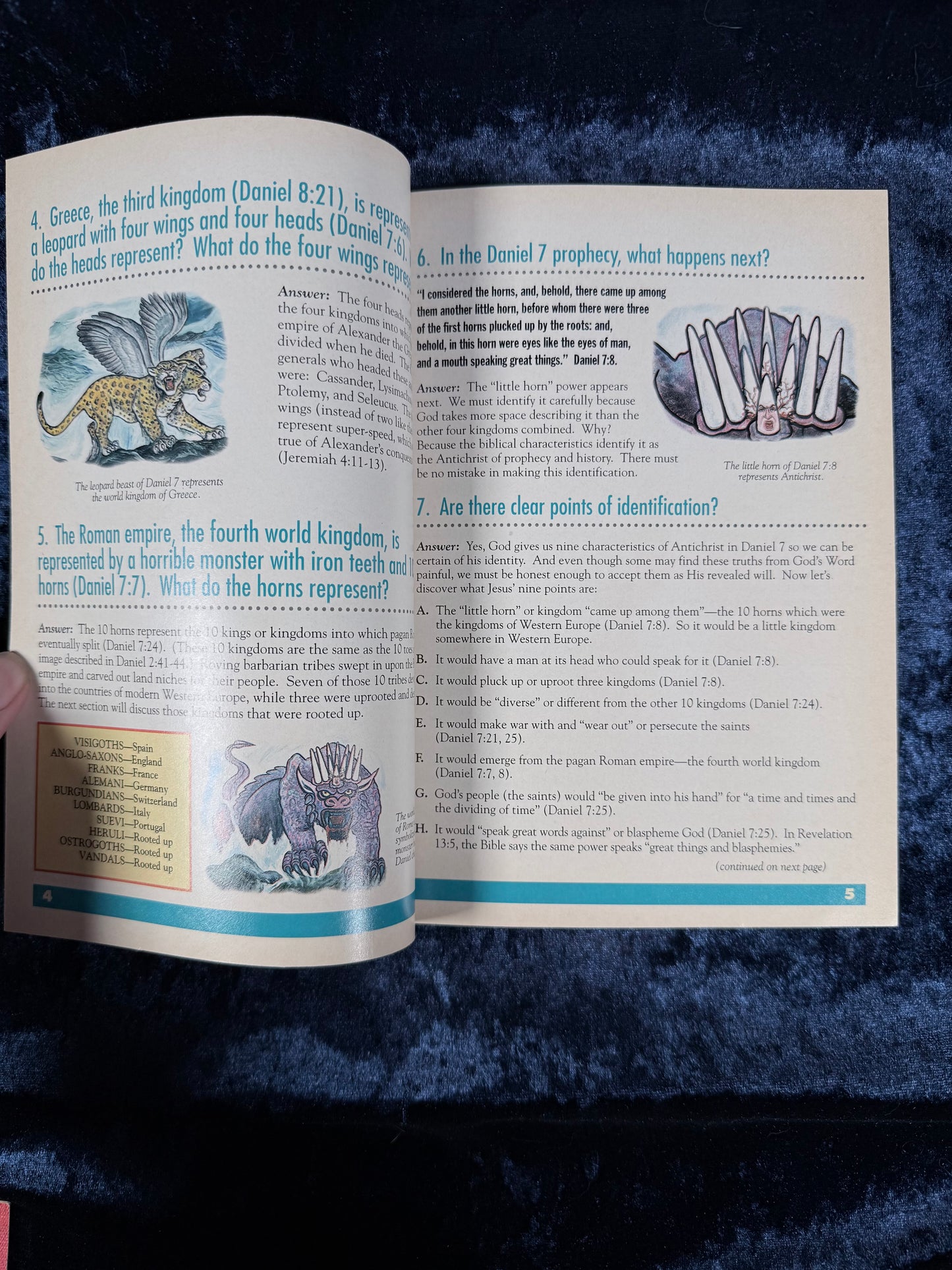 Vintage Amazing Facts Study Guide Booklet - Antichrist Is Alive Today - Early Edition