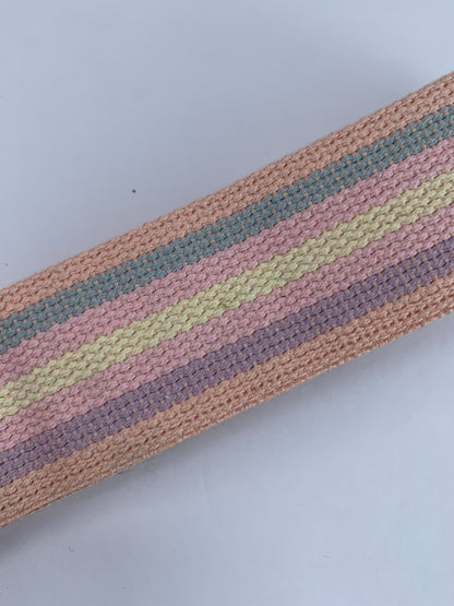 Vintage Accessories - Pastel Rainbow Luggage Strap - Posey Company