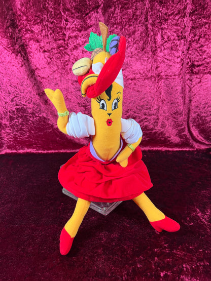 Vintage Collectibles - Stuffed Plush Toy - Chiquita Banana - Animal Fair