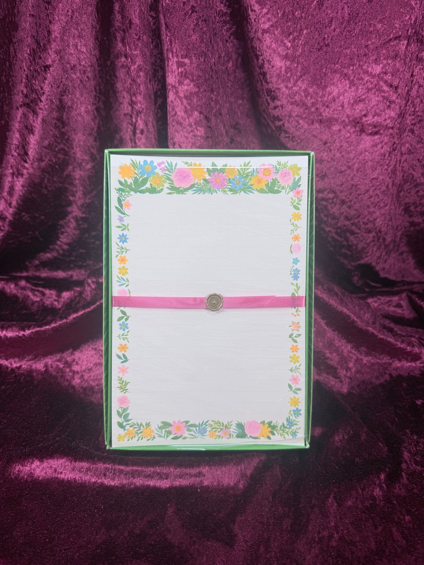 Vintage Floral Stationery Writing Set - Hallmark Boxed Letter Paper & Envelopes