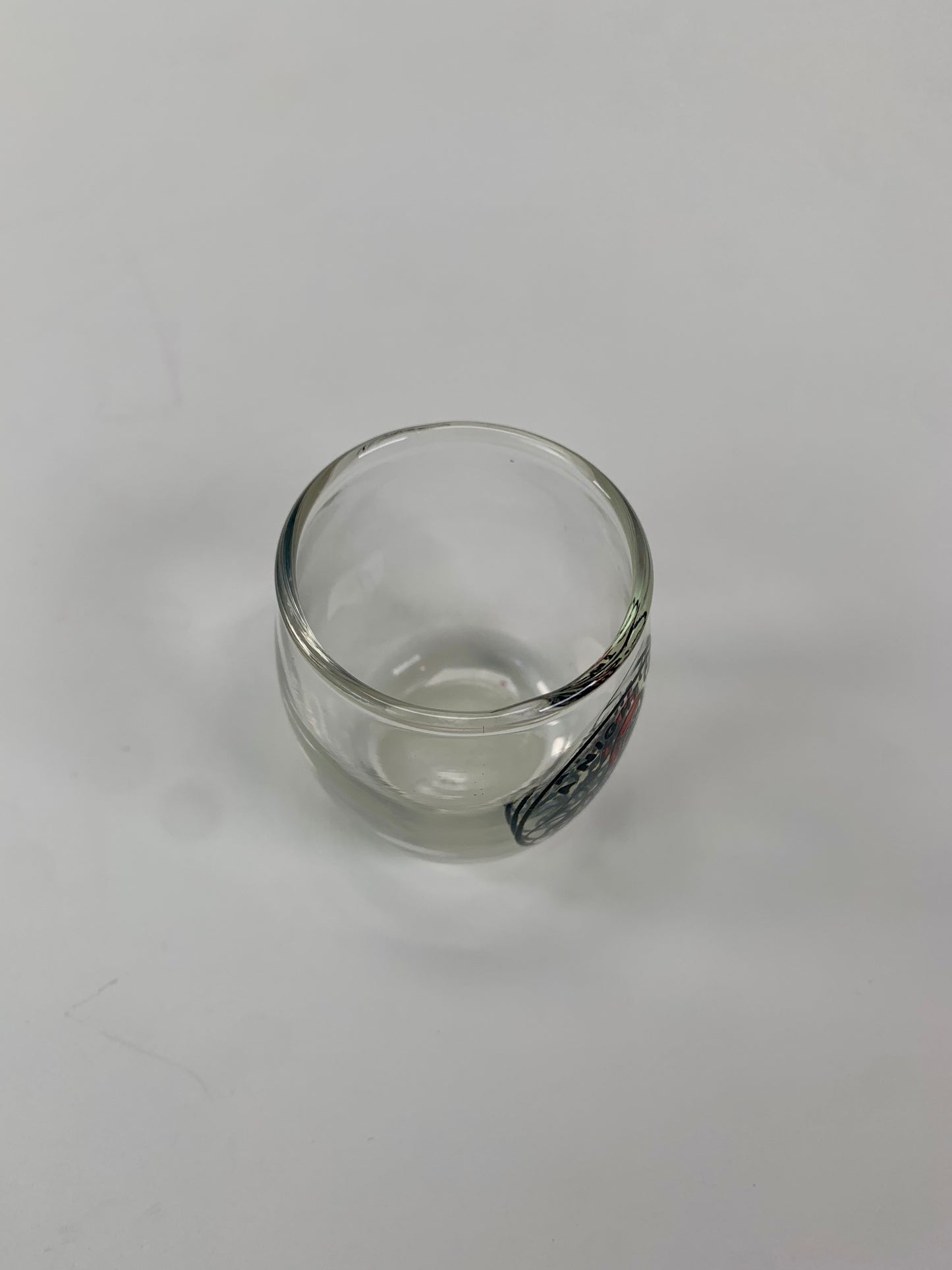 Vintage Shot Glass - A Night Cap - 1950s Novelty Gag Gift