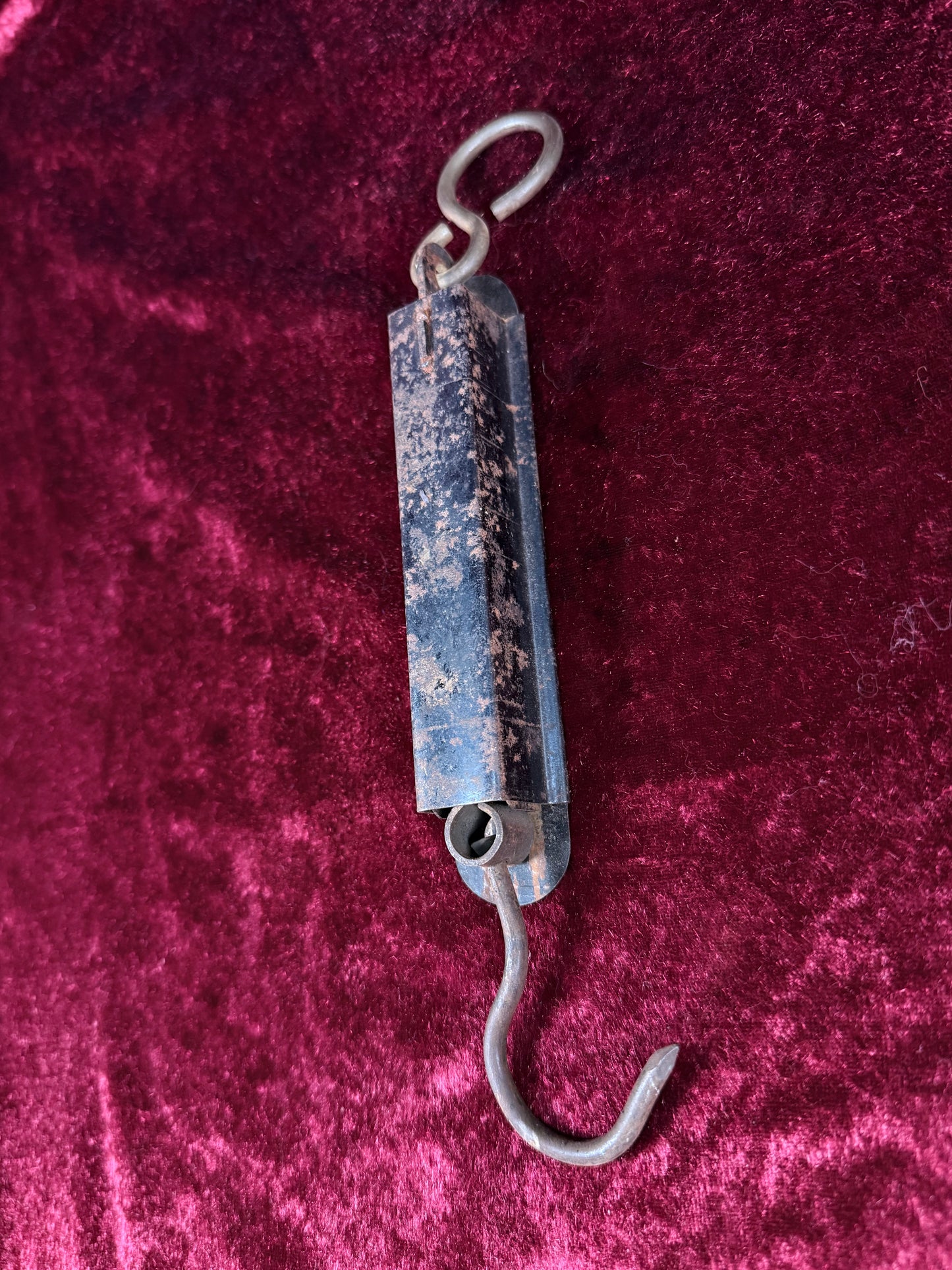 Vintage Metal Hanging Scale - Hanson Viking Jr 50 lb Spring Scale