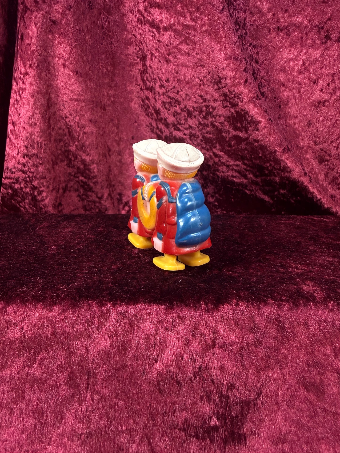 Vintage Ramp Walker Plastic Toy Set – Duck Sailor Piggy Kitsch Novelty Lot