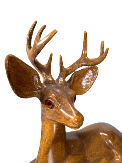 Vintage Home Decor - Ceramic Statue - Mid Century Deer