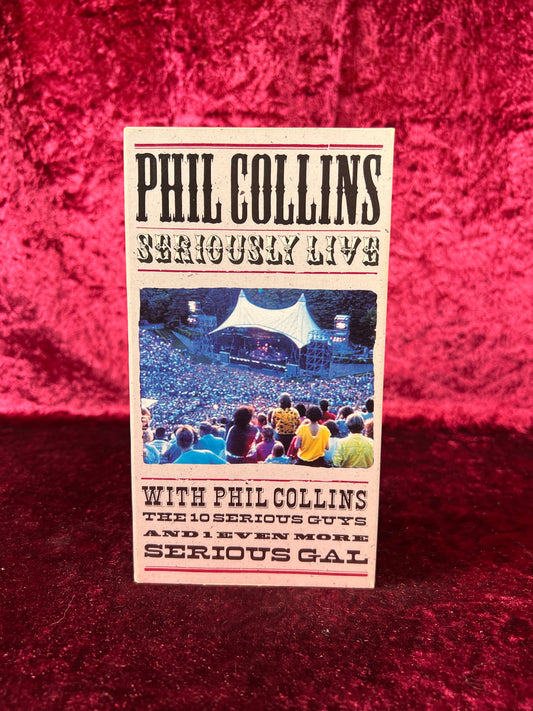 VHS - Phil Collins Seriously Live - 1990