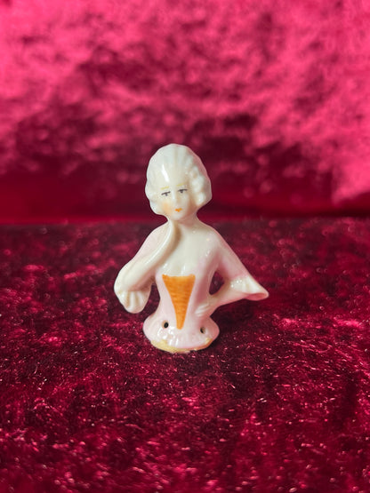 Vintage Figurine - Porcelain Miniature - French Rococo Noble Lady