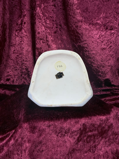 Vintage Bisque Porcelain Madonna and Child Planter Votive - BR Japan