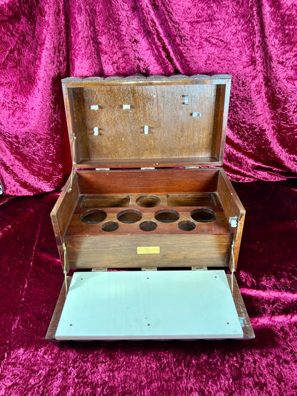 Vintage Barware - Mid Century Hidden Leather Bound Book Bar - World's Greatest Books - Japan