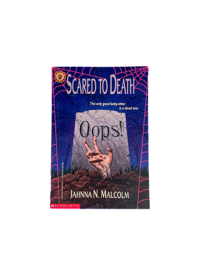 Vintage Horror Paperback - Scared To Death - Jahanna N. Malcolm - 1992