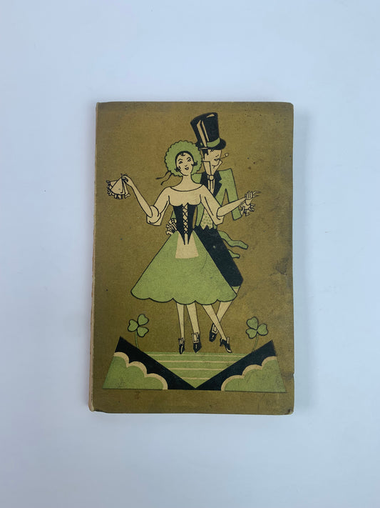 Vintage Ephemera - Auction Score Booklet - Die Cut Dancing Irish Duo