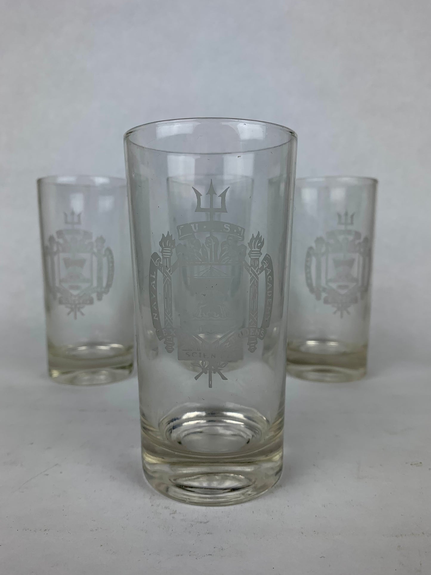 U.S. Naval Academy Crest Highball Glasses - Set of 4