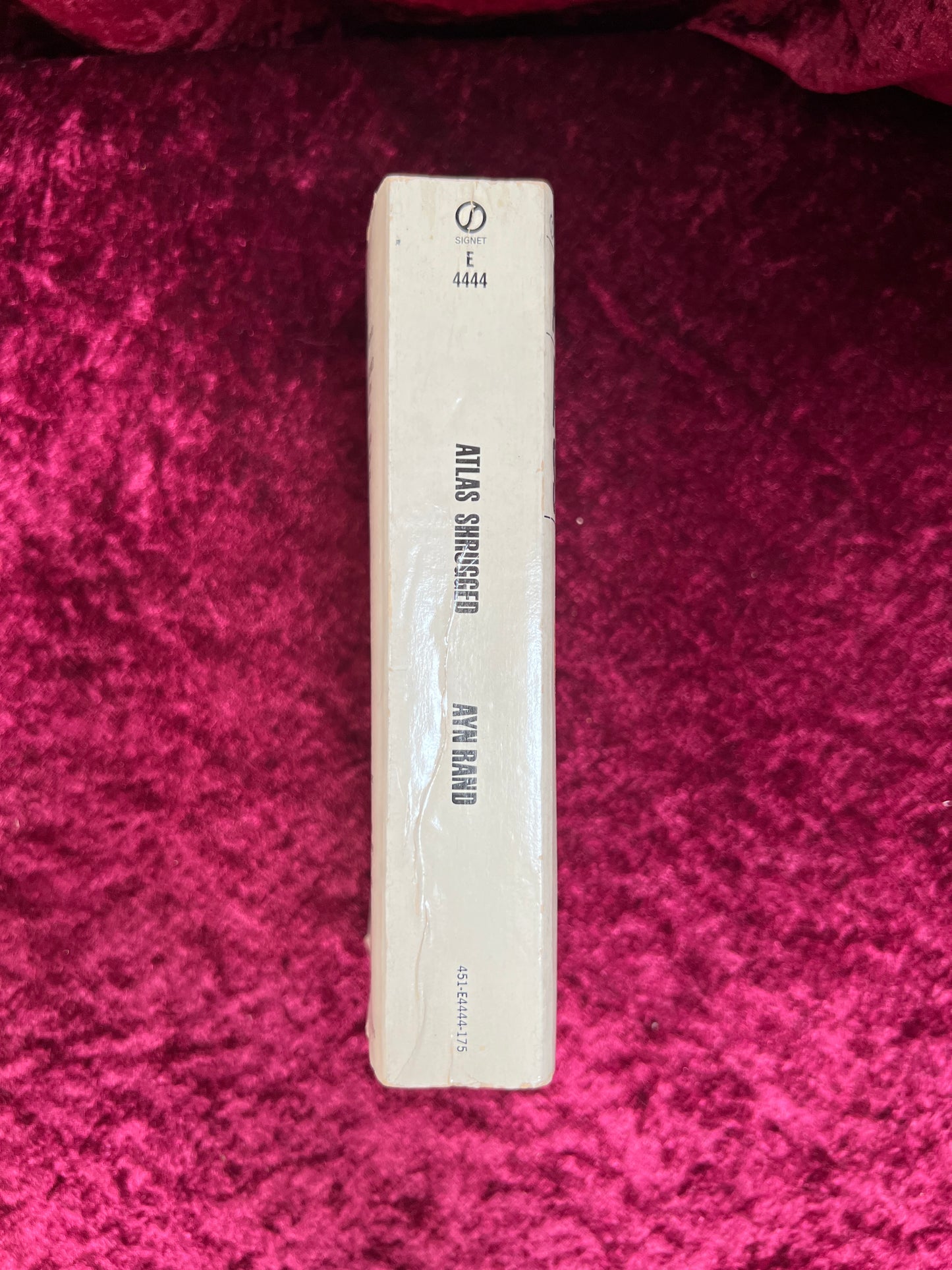 Vintage Paperback Book - Atlas Shrugged - Ayn Rand - A Signet Novel 1957