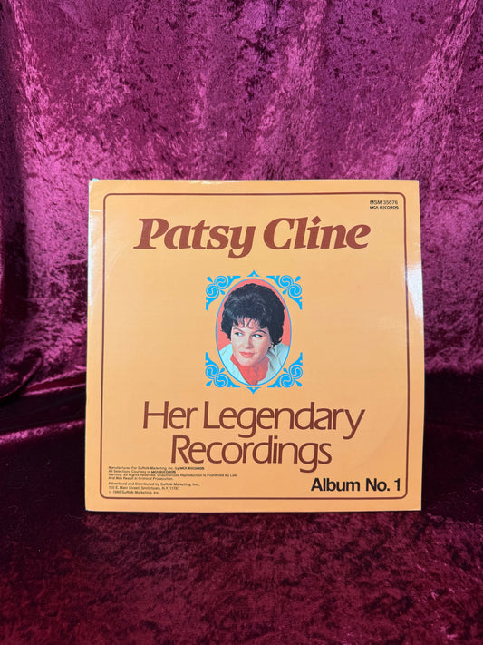 Vintage 12" Vinyl Record - Patsy Cline - Her Legendary Recordings - Volume 1 & 2 - MCA Records - 1986