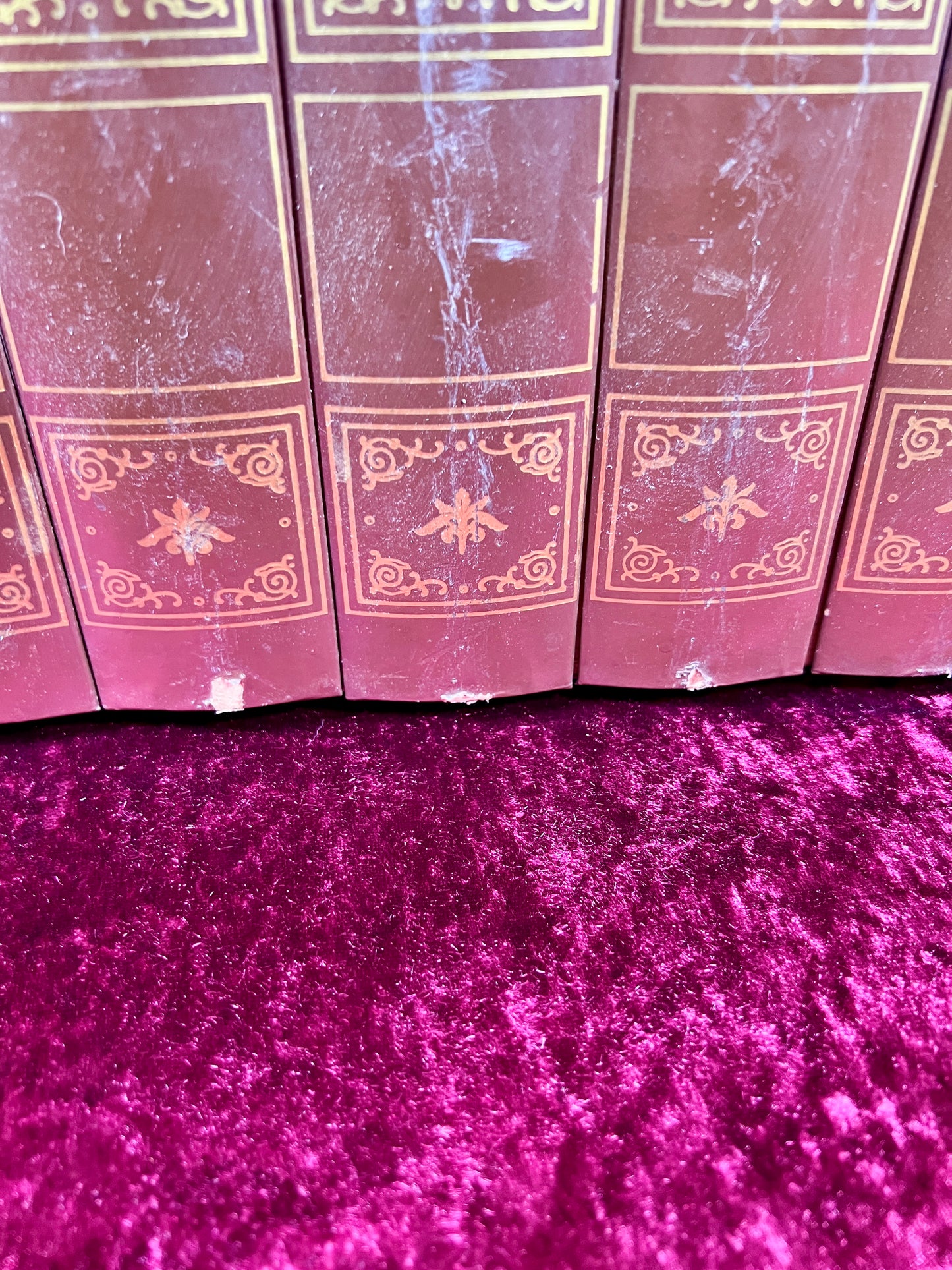 Vintage Barware - Mid Century Hidden Leather Bound Book Bar - World's Greatest Books - Japan