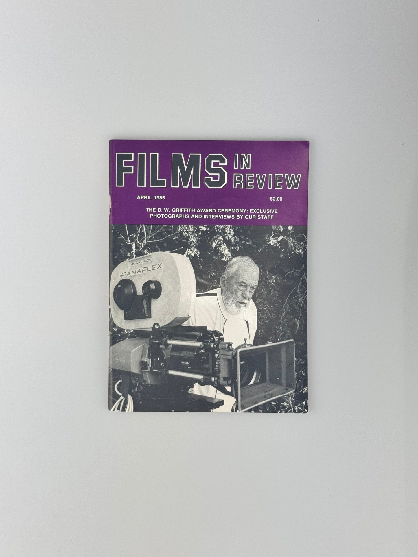 Films In Review Magazine - April 1985 - D.W. Griffith Award Ceremony Exclusive Photos & Interviews