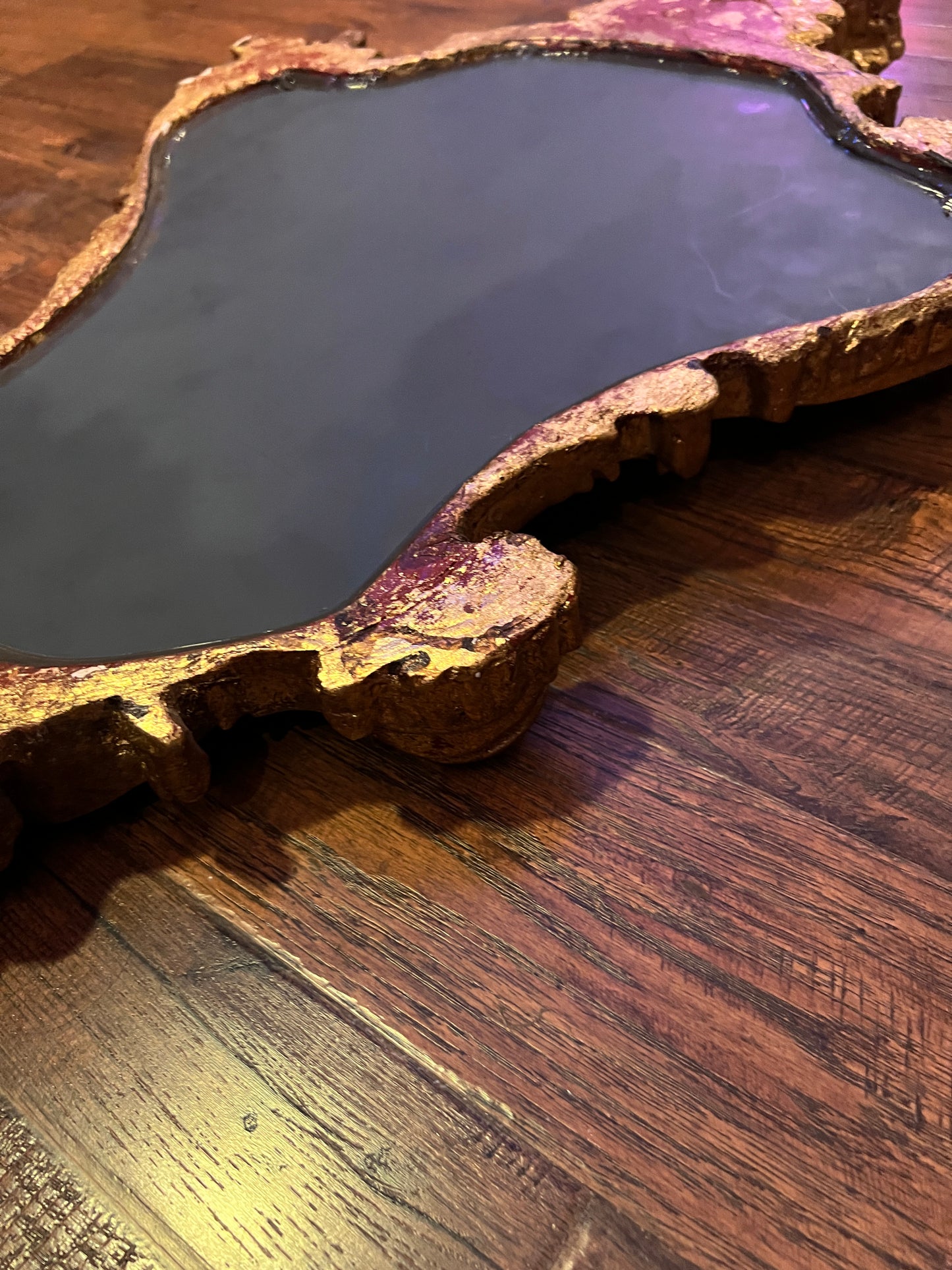 Vintage Mirror - Gilded Rococo Style Frame - Italian - 30.5" X 20.5"