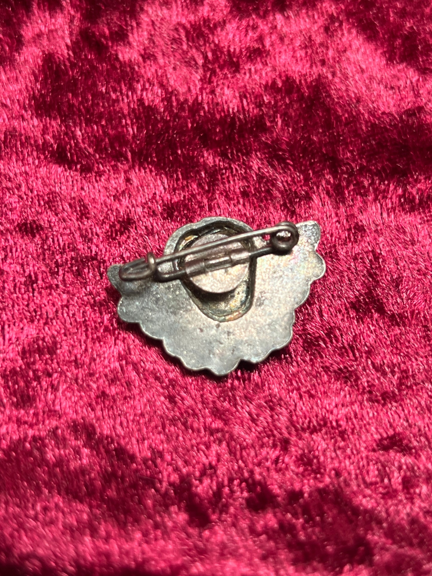 Vintage Jewelry - Brooch - Pewter - Winged Cherub - Salzburg