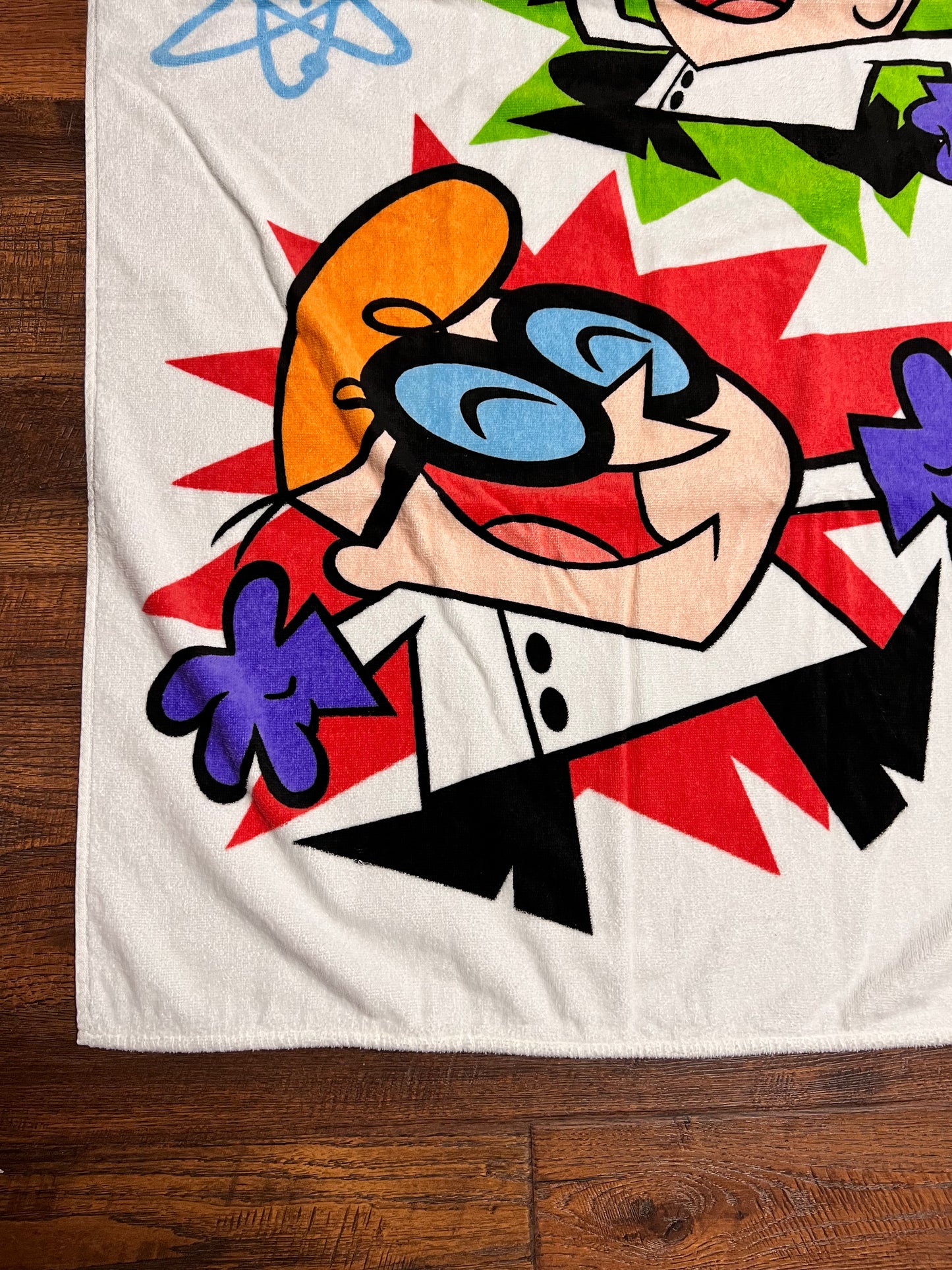 Y2K Dexter's Lab Towel - Cartoon Network 2002 - Like New!