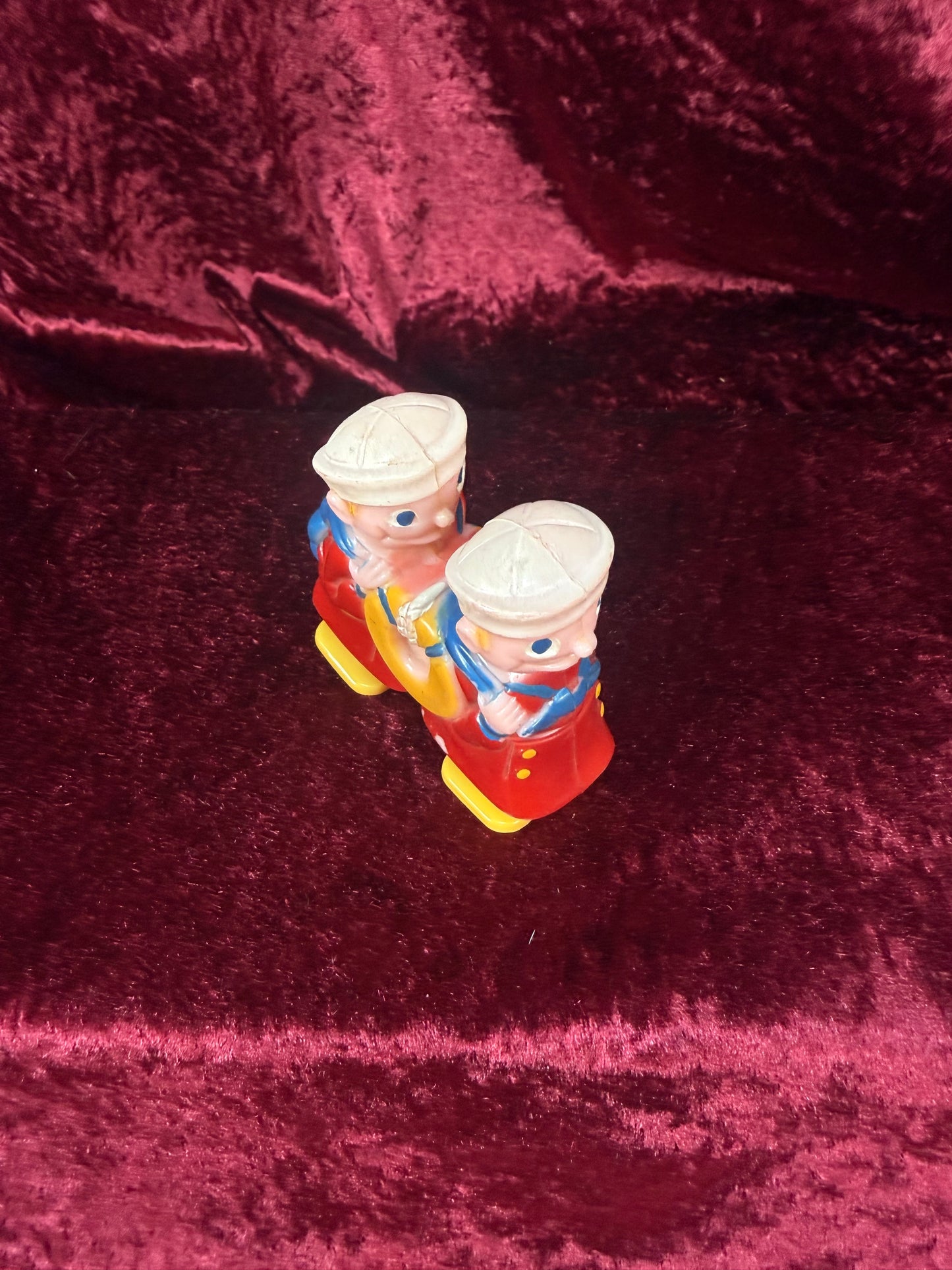 Vintage Ramp Walker Plastic Toy Set – Duck Sailor Piggy Kitsch Novelty Lot