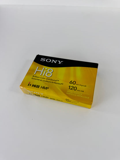 Sony Hi8 60 min Digital8 120 min HMP Cassette Tape - New Sealed