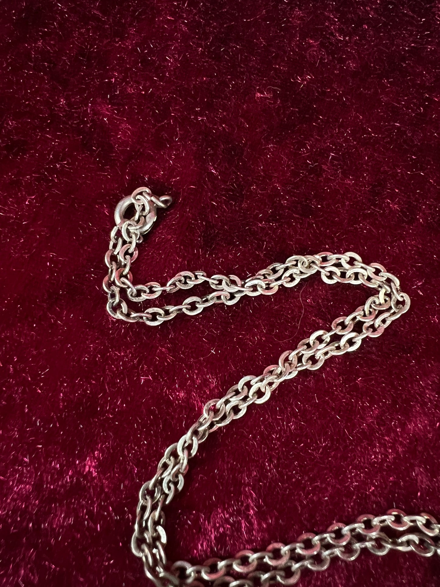 Vintage Sterling Silver Saint Christopher Necklace - Religious Medal Pendant