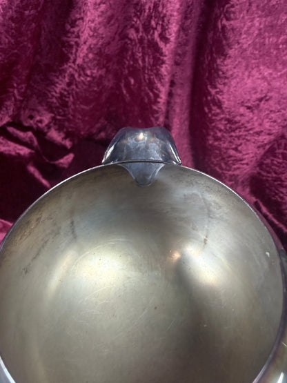 Vintage Silverplate Creamer – Apple Shaped Footed Pitcher