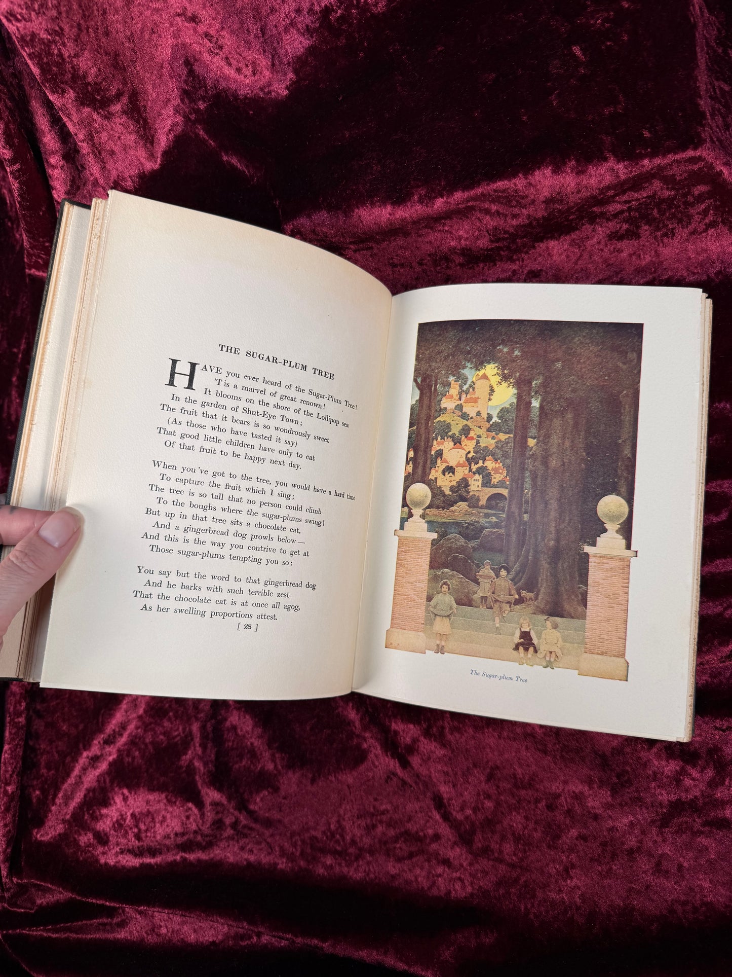 Vintage Hardcover Poetry Book – "Poems of Childhood" by Eugene field - Maxfield Parrish Illustrated Edition - 1920