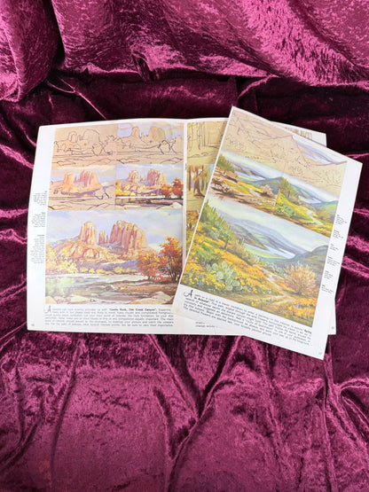 Vintage Art Instruction Magazine - 32 Painting Lessons In Oil Walter T. Foster Guide