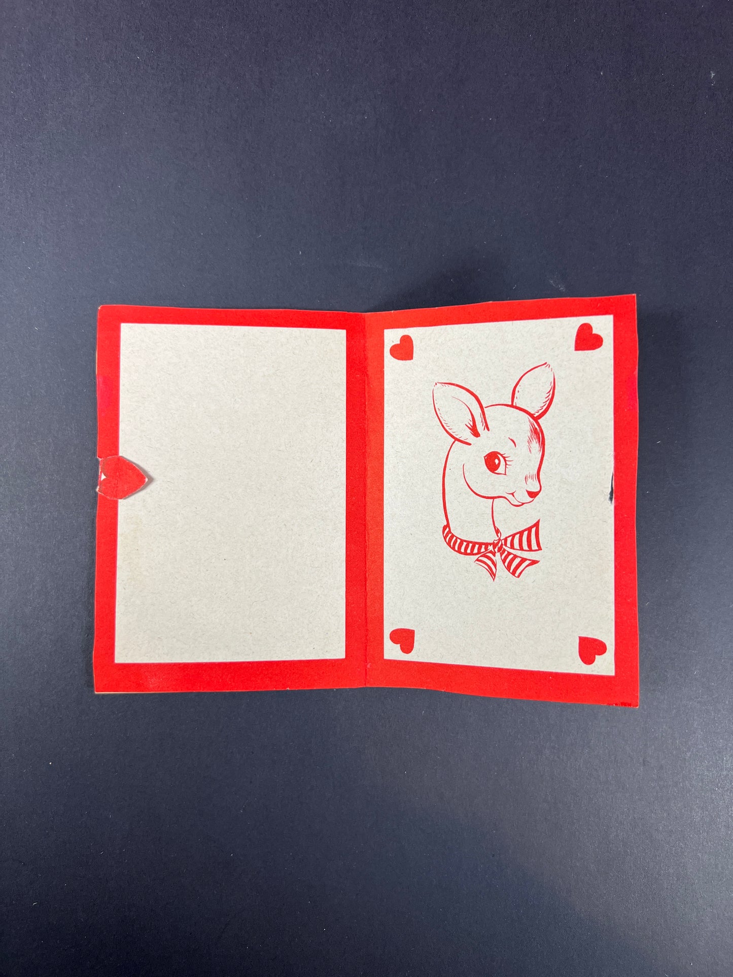 Vintage Ephemera - Valentine’s Day Card - You Are A Little Deer