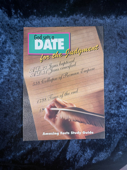 Vintage Amazing Facts Study Guide Booklet - God Sets a Date for the Judgment - Early Edition