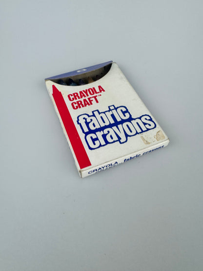 Vintage Old Stock - Crayola Craft Fabric Crayons - Set of 8