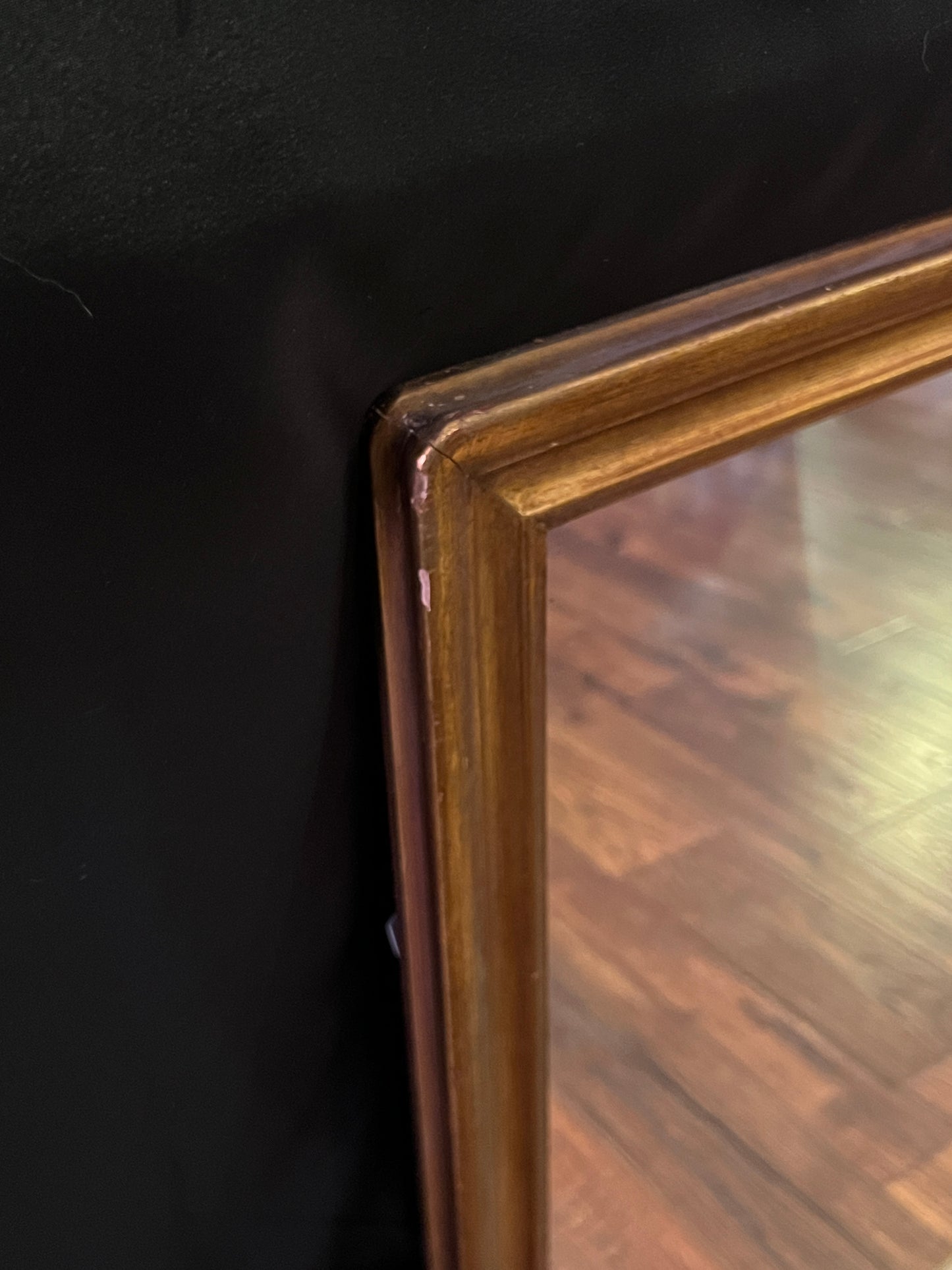 Vintage Mirror - Gilded Frame - Rectangular - 27" X 23"