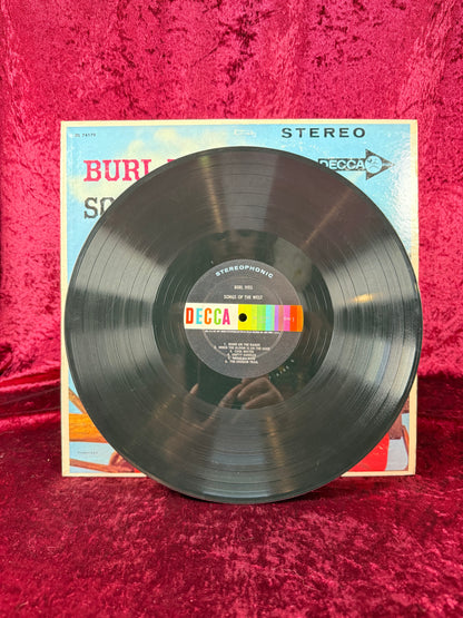 Vintage 12" Vinyl Record - Burl Ives - Songs Of The West - Decca Records