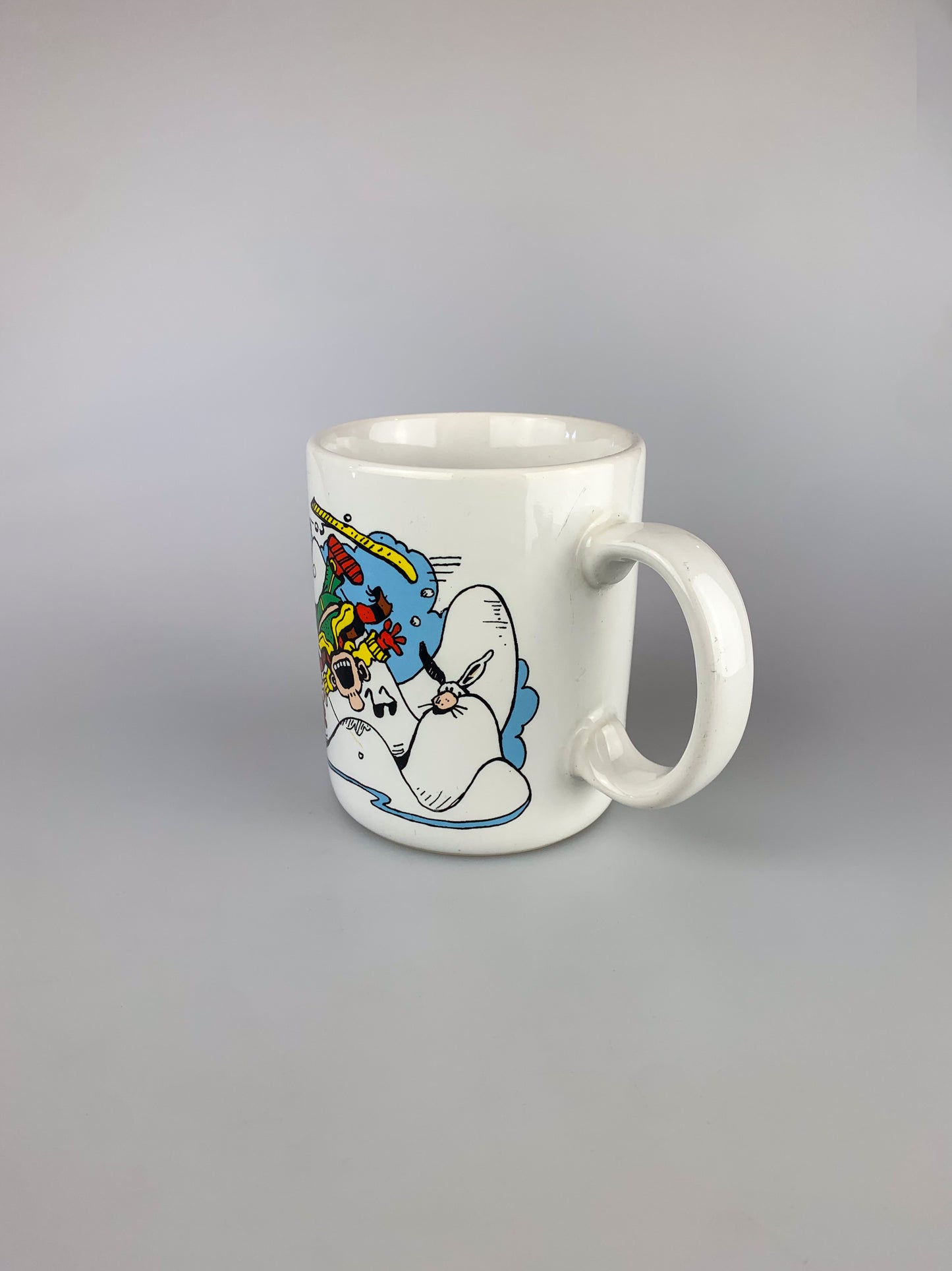 Vintage Thought Factory Coffee Mug - Gary Patterson's Mogul Mania - Made In Japan