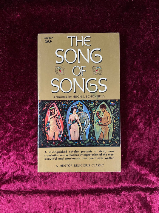 Vintage Paperback Book – The Song Of Songs Hugh J. Schonfield 1959 Mentor Books