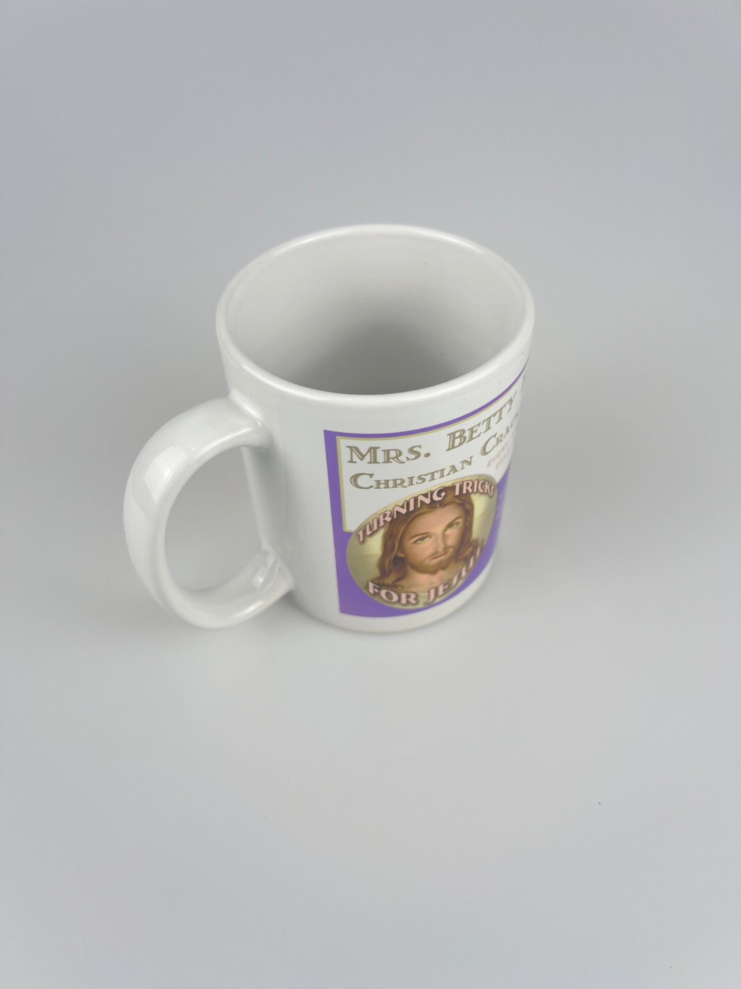Rare Betty Bowers America's Best Christian Coffee Mug | Early Internet Humor | Every Knee