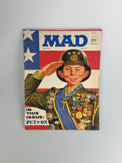 Vintage Mad Magazine - January 1971 - #140