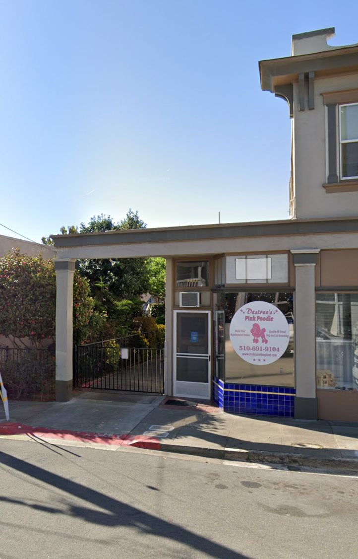 Outside Crockett Stores Desiree's Pink Poodle