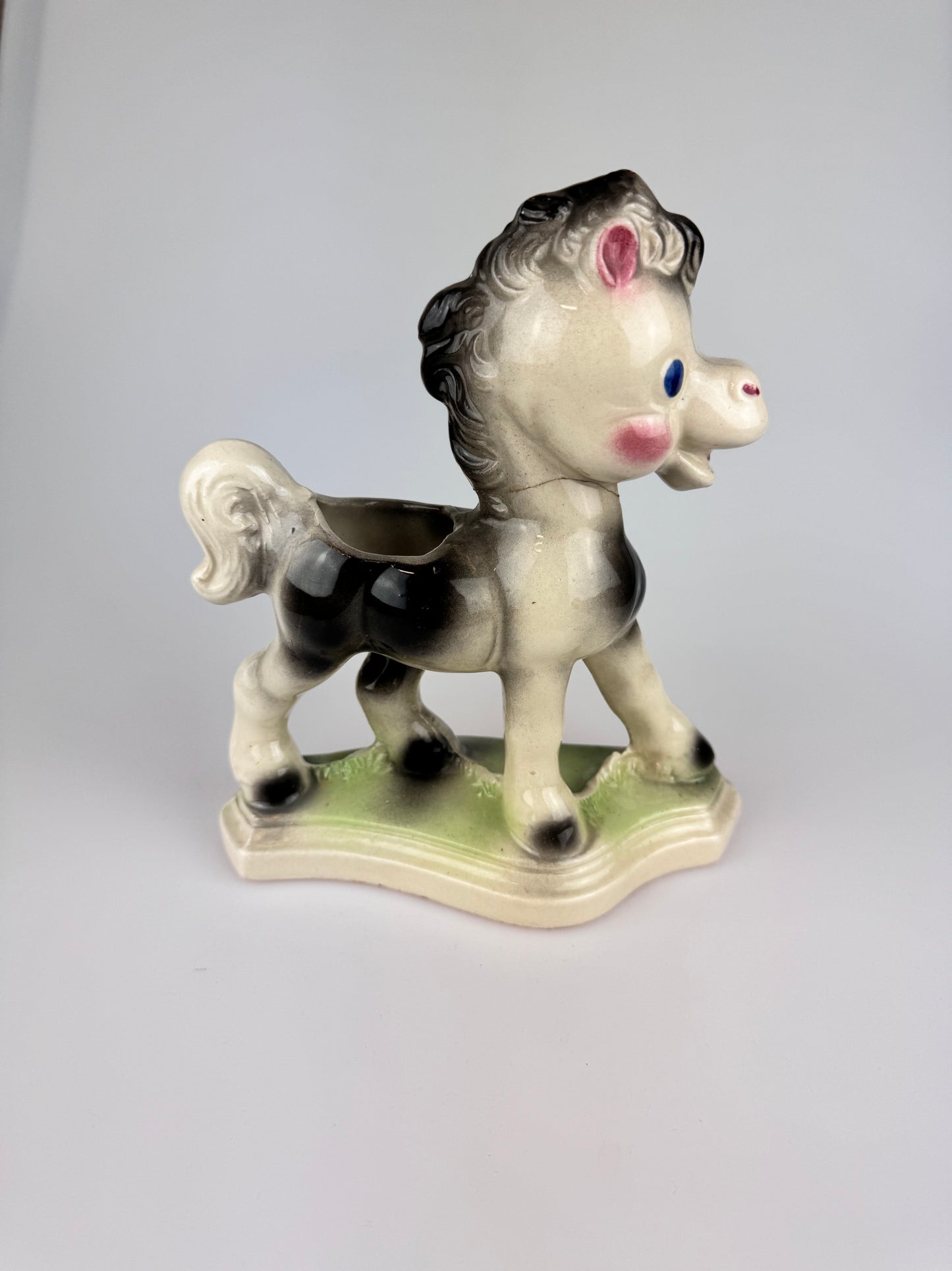 Vintage Mid Century Rempel Ceramics Frisky Pony Planter