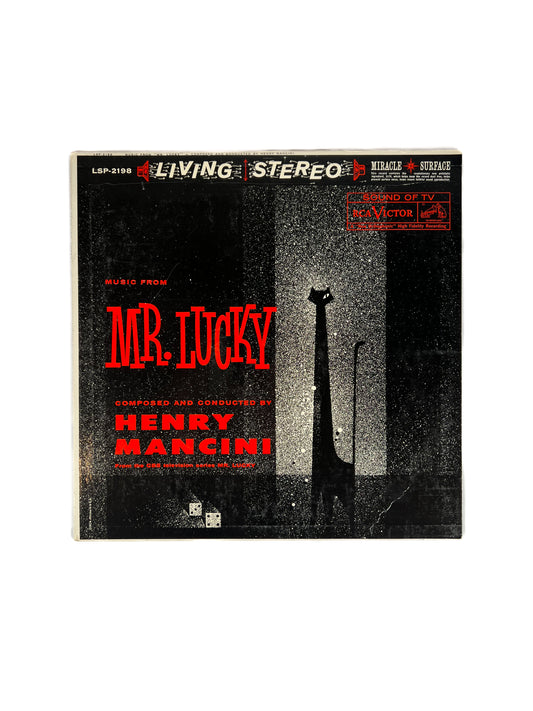 Vintage 12" Vinyl Record - Henry Mancini - Mr. Lucky - RCA Records