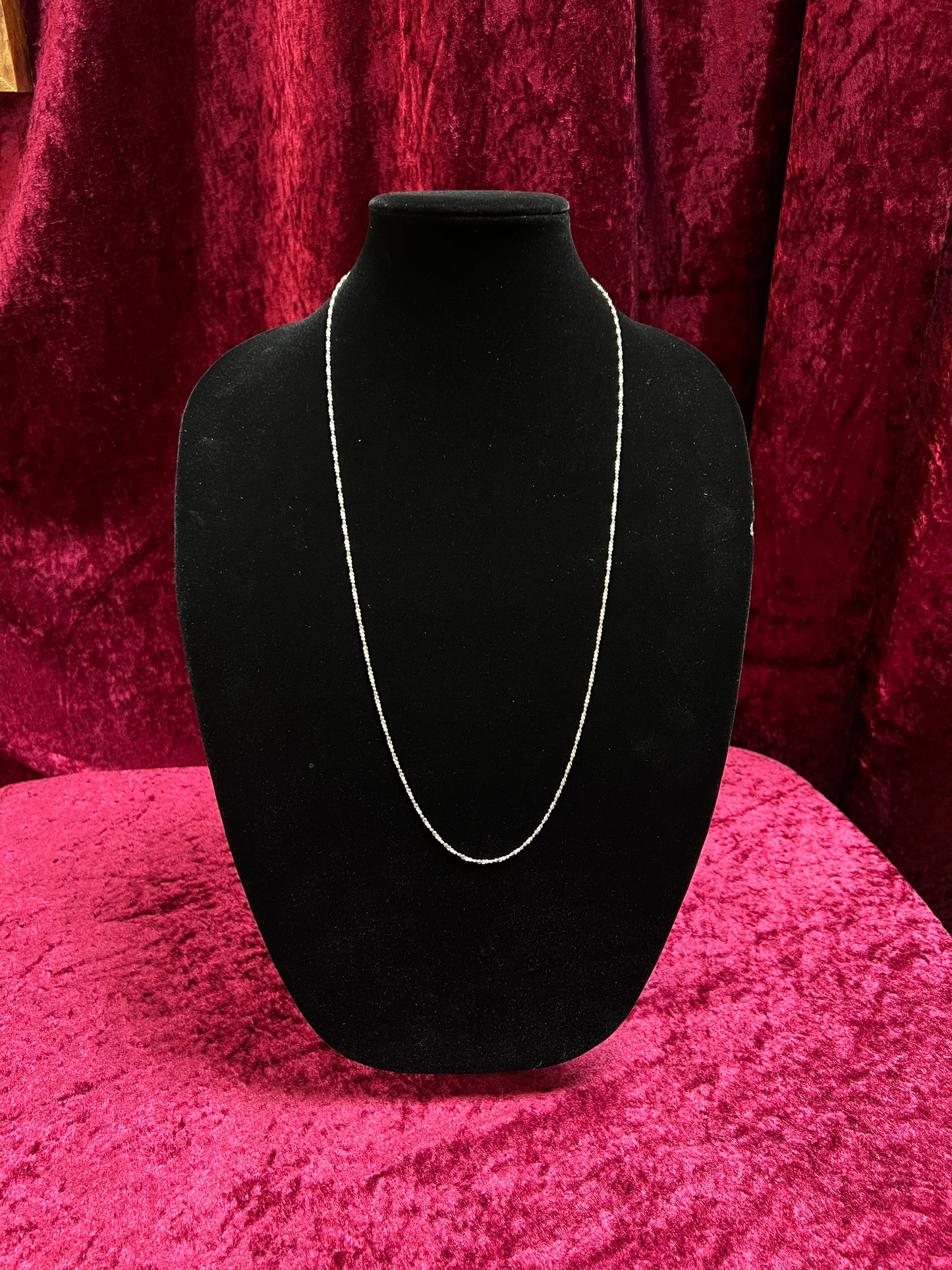 Vintage 925 Sterling Silver Italian Twisted Rope Chain - 30" - 7 Grams