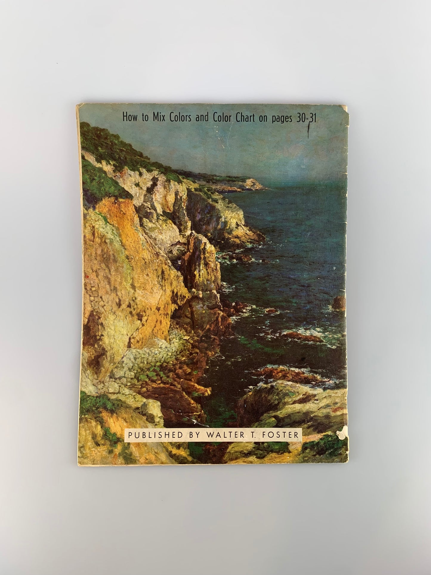 Vintage Walter T. Foster Art Book - How To Draw and Paint Seascapes