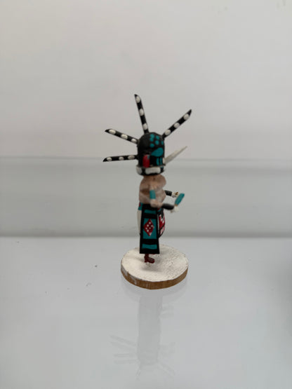 Vintage Kachina Doll - 3.5" Tall Hopi Miniature - Hand Painted by Gordon Crook