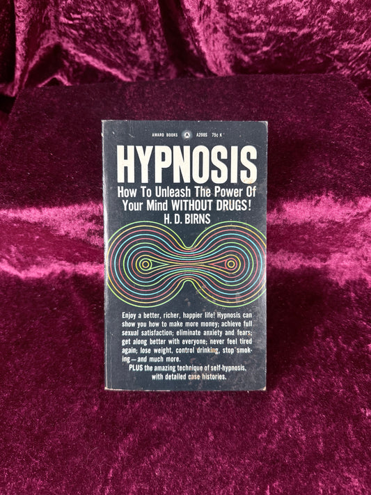 Vintage Hypnosis by H. D. Birns 1968 First Printing Award Books Paperback